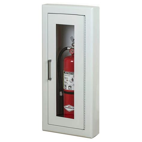 semi recessed fire extinguisher cabinets